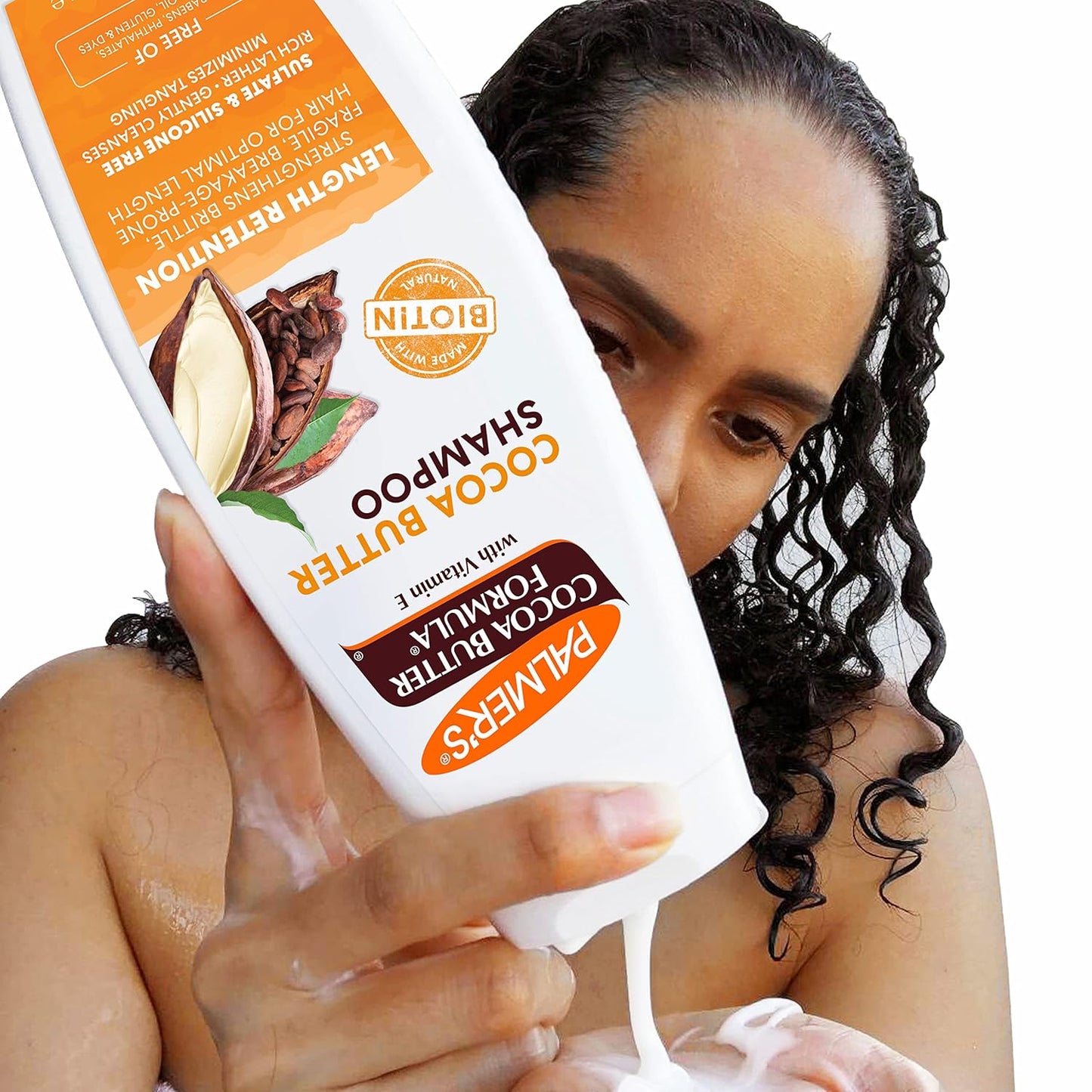 Palmer's Cocoa Butter Formula Biotin Length Retention Shampoo (13.5 Fl Oz)