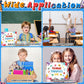 Back to School Supplies Essentials (39 PCS) Bundle Include Pencils Scissors Ruler Eraser Crayon Sharpener Notebook Pencil Case Folder Notebook(Blue)