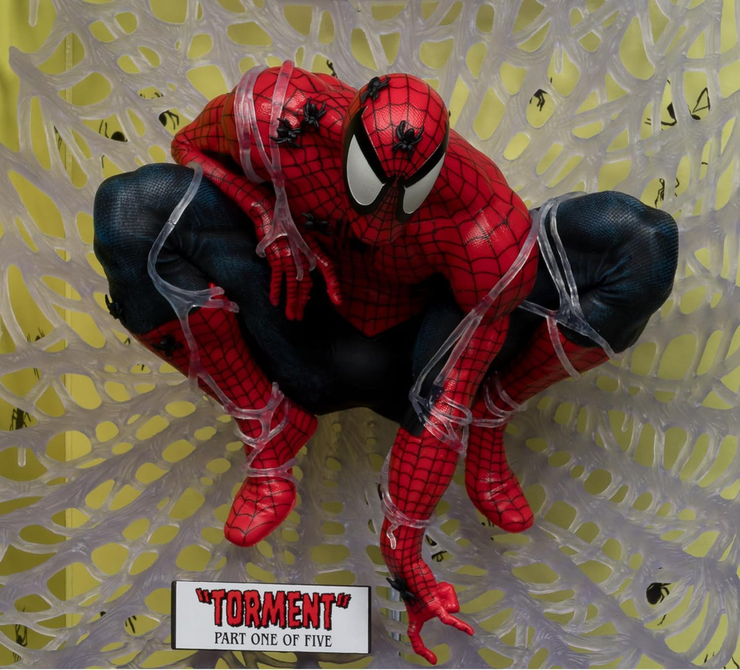 McFarlane Toys - Marvel Spider-Man Scale Collectible with Scene (Spider-Man )