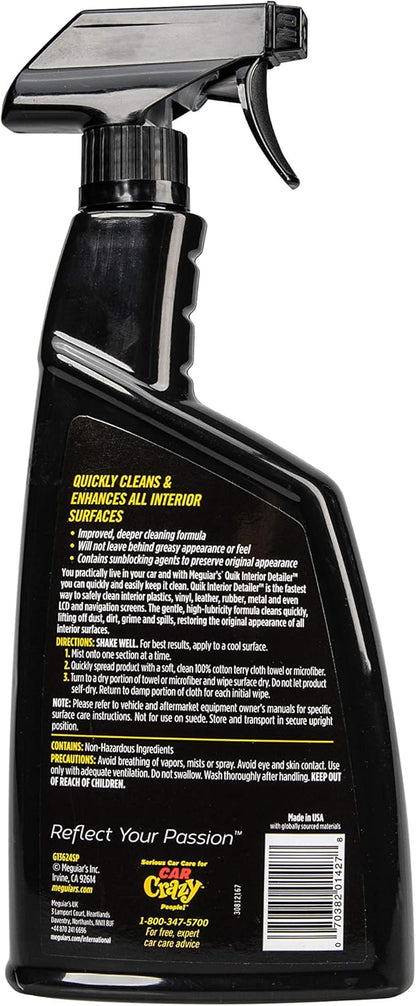 Meguiar's Quik Interior Detailer Cleaner - 24 Oz Spuitbottel