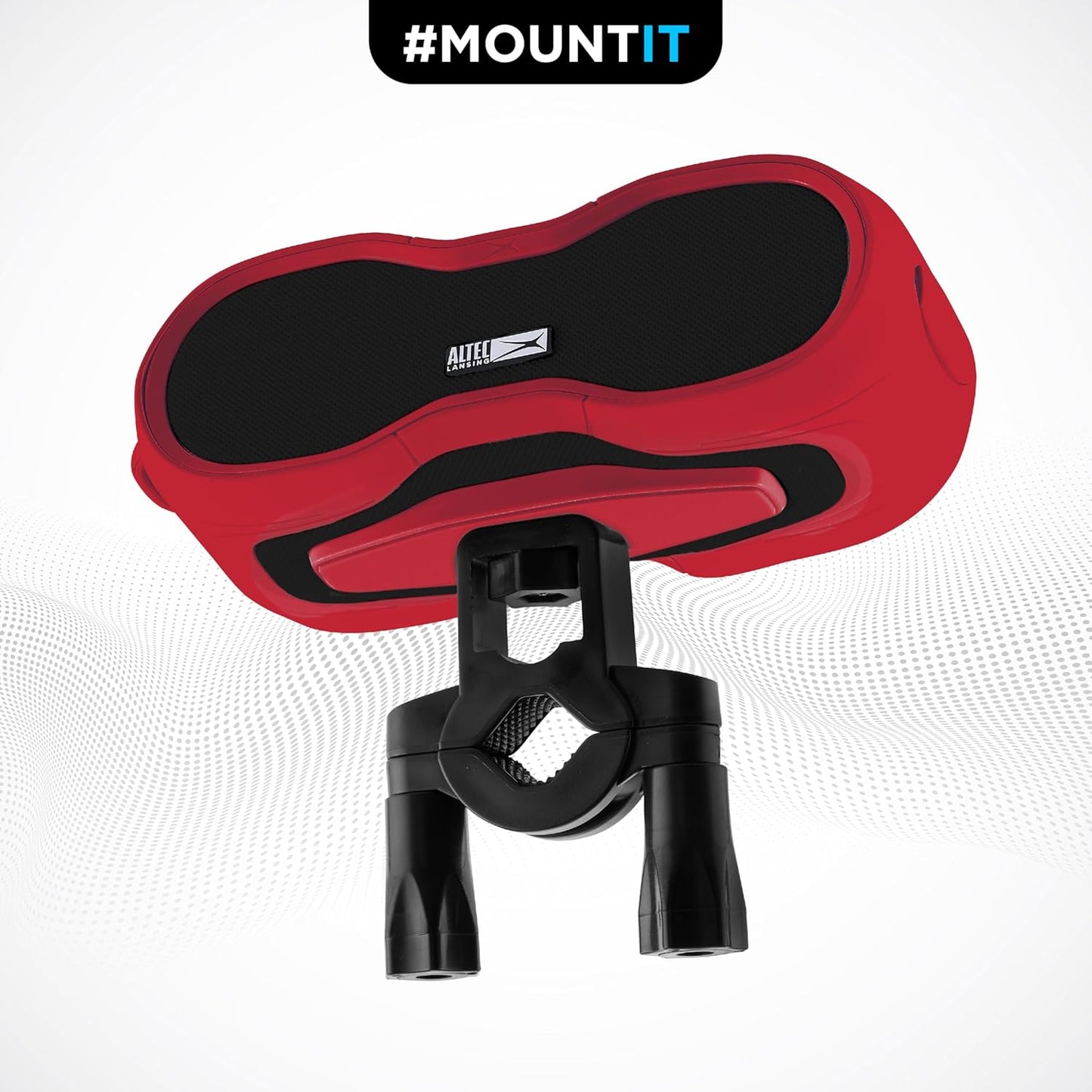 Altec Lansing BoomJacket XL Draadlose Bluetooth-luidspreker, Magnetiese Waterdigte Luidspreker, IPX7 Buite Luidspreker met 24H Speeltyd, Draagbare Luidspreker met Karabiner, Monteerbaar, Vinnige Laai