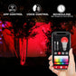 Monster Smart Outdoor RGB+IC+WW Spotlights 2 Pack, Dimmable LEDs, Sound Reactive, IP44 Water & Weather Resistant, Compatible with Alexa, Siri, Google Home, Monster App, Razer Chroma, Voice Controlled