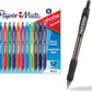 Paper Mate Profile Retractable Ballpoint Pens Bold, 1.4mm, Assorted Colors - (12 Count) - Back to School, Home, Office, Teacher Supplies