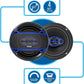 JS-Series JS6504 High Performance 4-Way 6.5 inch Car Audio Speakers 320 Watts Peak Power - PAIR