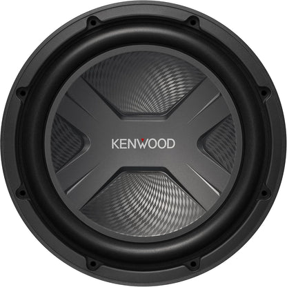 Kenwood KFC-W2541-motorsubwoofer - 1300 Watt maksimum krag, 10 duim, enkel 4 Ohm-stemspoel, word individueel verkoop