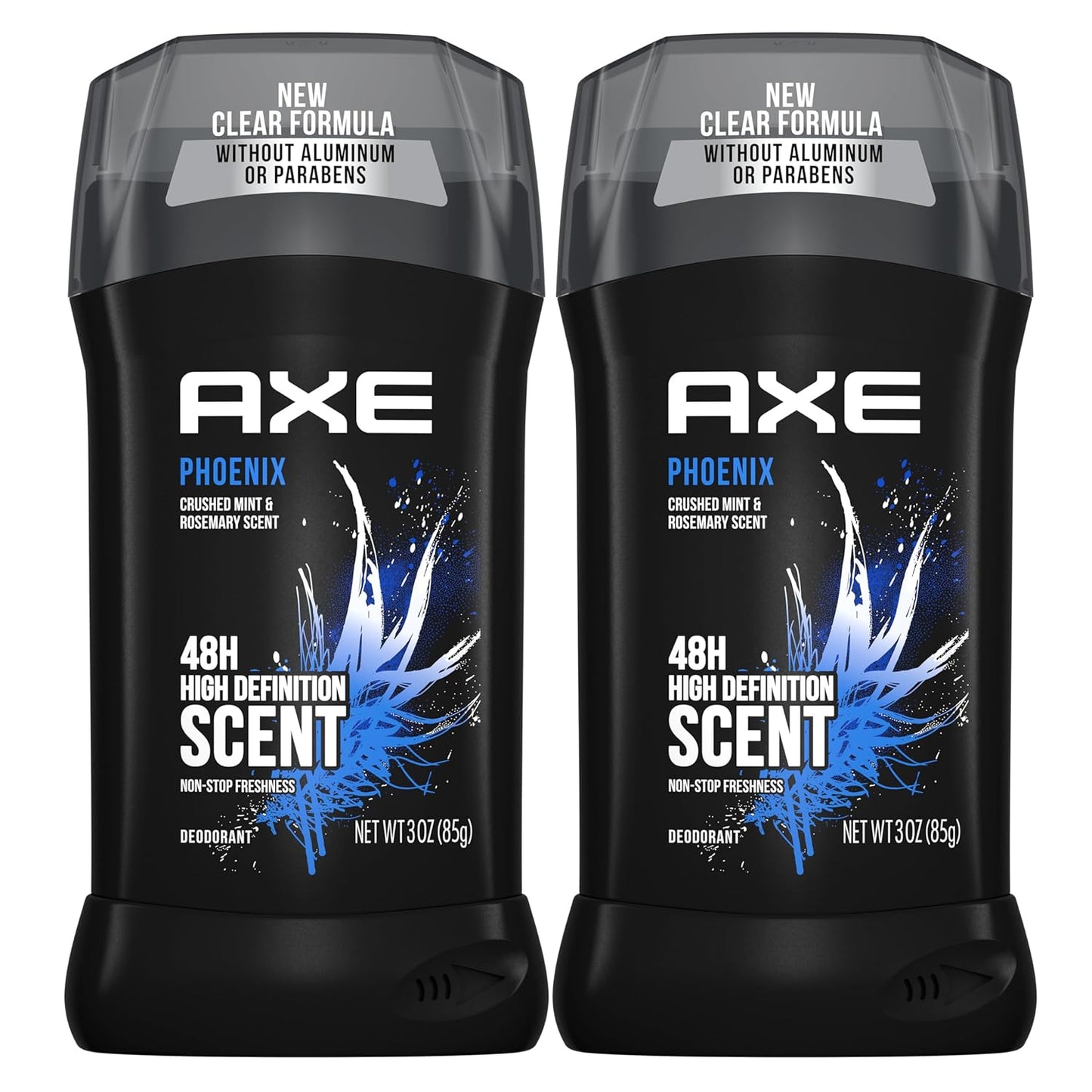 AXE Dual Action Deodorant Stick For Long Lasting Odor Protection, Phoenix Crushed Mint & Rosemary Scent - 3oz (Pack of 2)