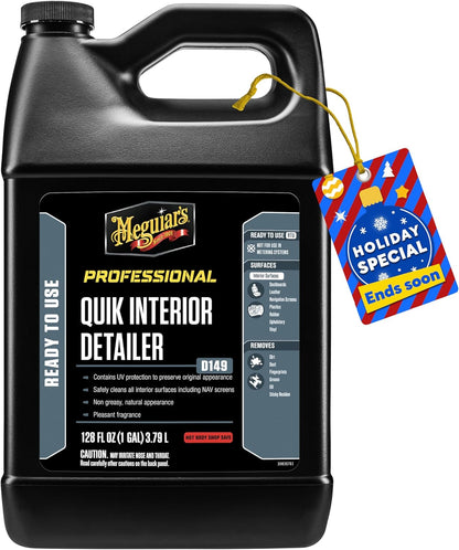 Meguiar's Detailer Quik Interior Detailer (3.79L) maak alle binne-oppervlakke veilig skoon