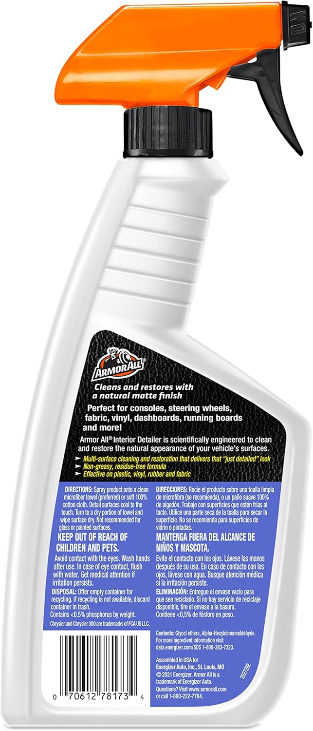 Armor All Binne-motor skoonmaker formule, detailer vir motors, vragmotors, motorfietse (16 fl. oz.) Pak van 6