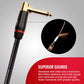 Monster Prolink Bass 8" Right Angle Instrument Cable (MBASS2-0.75DAWW)