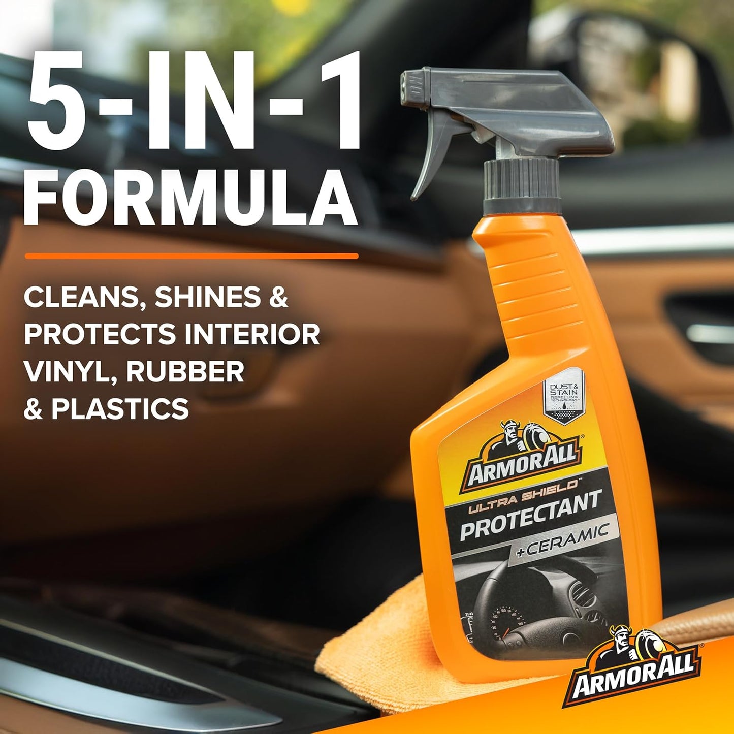 Armor All Extreme Shield Beskermingssproei, Binnekarreiniger met UV-beskerming teen Kraak en Verbleiking (16 Fl Oz)