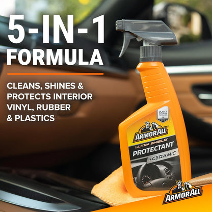 Armor All Extreme Shield Beskermingssproei, Binnekarreiniger met UV-beskerming teen Kraak en Verbleiking (16 Fl Oz)