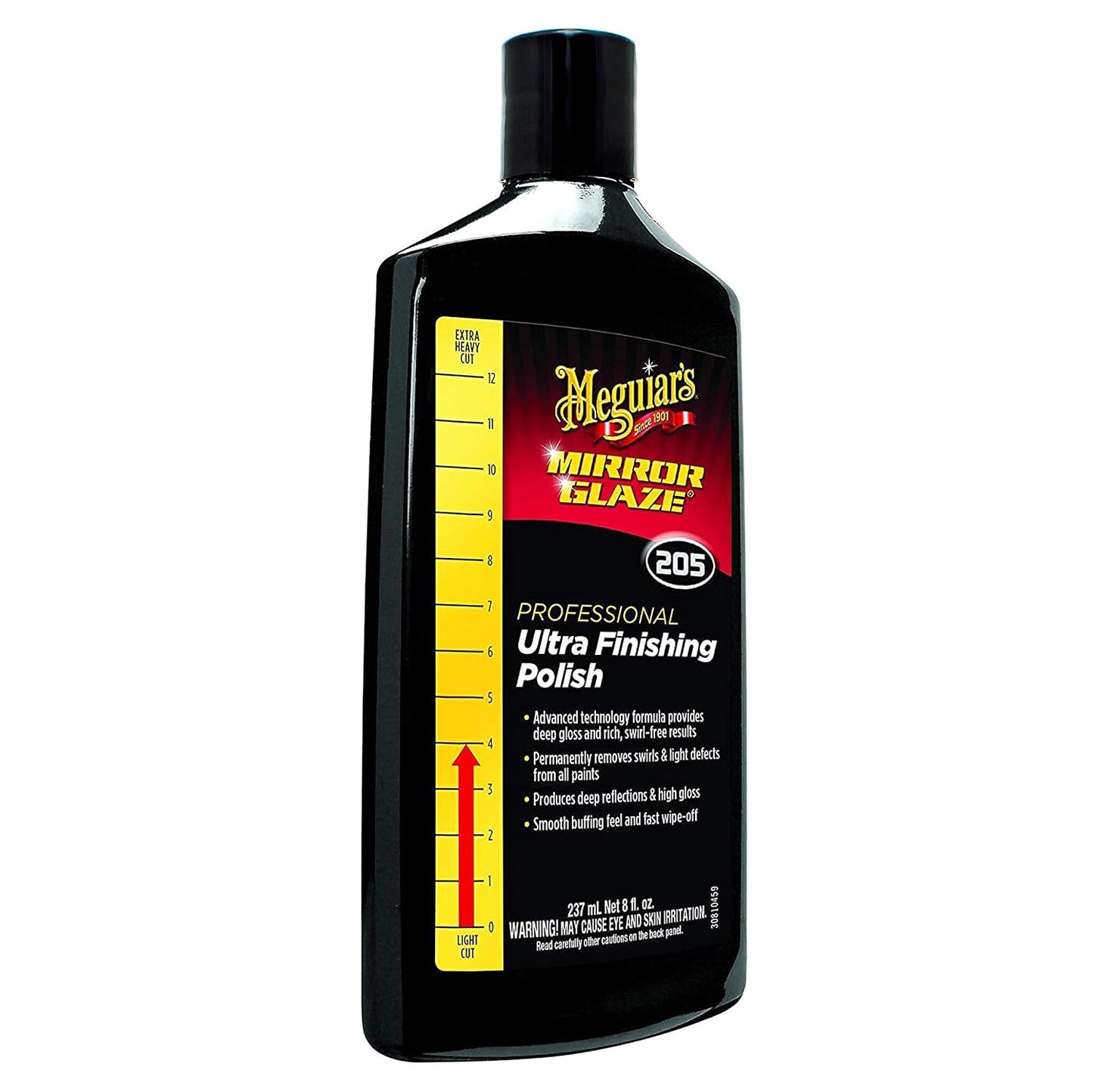 Meguiar's Mirror Glaze Ultra Finishing Polish vir Onberispelike Glans Verwyder Defekte en Kolle vir 'n Hoë Glans (8 Oz)