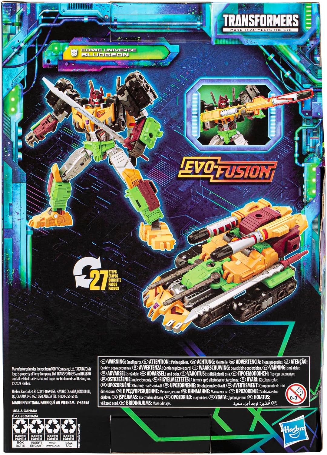 Transformers Toys Legacy Evolution Voyager Class Comic Universe Bludgeon Toy, 7-inch, Action Figure for Boys and Girls Ages 8 and Up