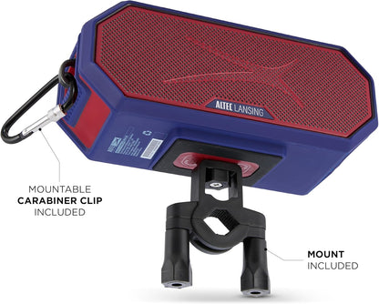 Altec Lansing - Draagbare Bluetooth-luidspreker HYDRABLAST 2.0, Waterdig IP67, 20W Uitsetkrag, Magnetiese Bluetooth-luidspreker (New York Giants)