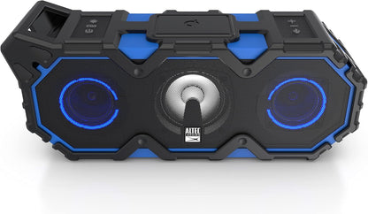 Altec Lansing Super Lifejacket Jolt – Waterdigte Bluetooth-luidspreker, Duursame en Draagbare Luidspreker met Qi Koordlose Laai en Aanpasbare Ligge, Koordlose Luidspreker vir Reis- en Buiteluggebruik Besoek die Altec Lansing-winkel