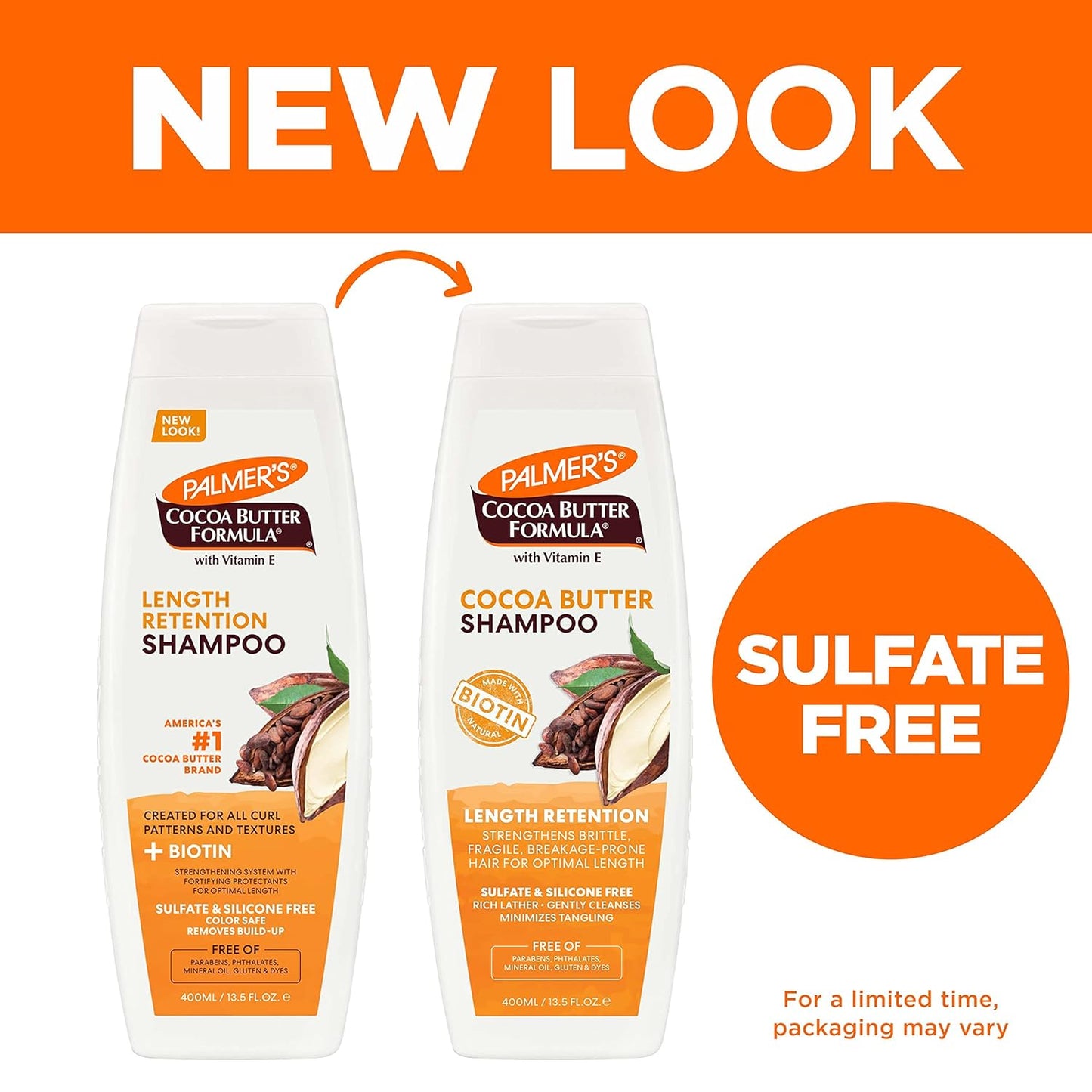 Palmer's Cocoa Butter Formula Biotin Length Retention Shampoo (13.5 Fl Oz)