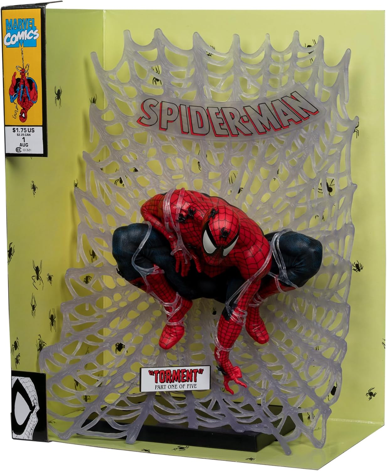 McFarlane Toys - Marvel Spider-Man Scale Collectible with Scene (Spider-Man )