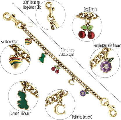 Elegante Handsakketting-sjarme Beursverlenger Sleutelhanger vir Handsakke Drasakke - Goud