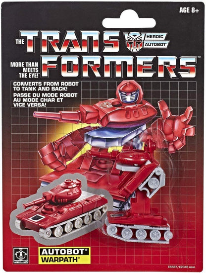 Transformers G1 Autobot Warpath Reissue