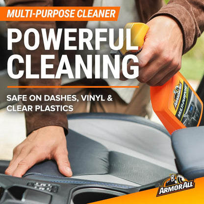 Armor All Premier Motorversorgingskit, Sluit Motorwas- en Wasstel, Glasreiniger, Motorlugverfrisser, Band- en Wielsuiwerer in - (8 Stuk Kit)