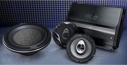 Kenwood Excelon KFC-XW1000F 10-duim 1000 Watt Laeprofiel Motor Subwoofer