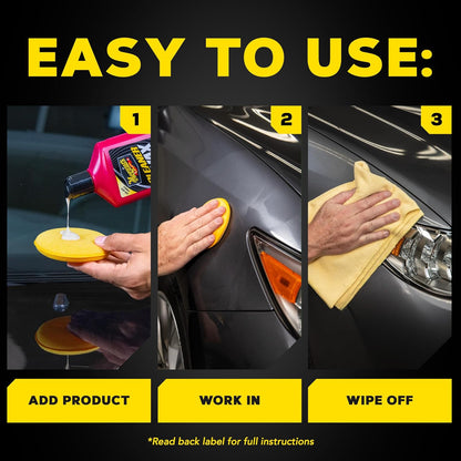 Meguiar's Skoonmaker Vloeibare Motorwas, Maak Skoon, Poleer en Beskerm Maklik om te Gebruik Langdurige Glans - (473 ml)