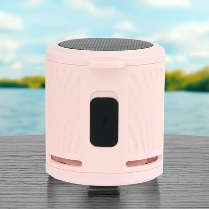 Altec Lansing HydraMicro - Waterdigte Bluetooth-luidspreker, Liggewig en Draagbare Luidspreker vir Reis en Buiteluggebruik, Petal Pink