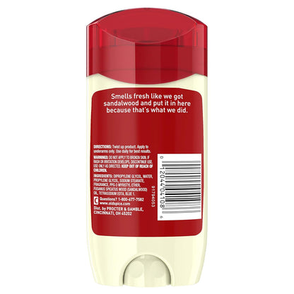 Old Spice Aluminum Free Deodorant for Men, Timber with Sandalwood Scent (Pack of 3)