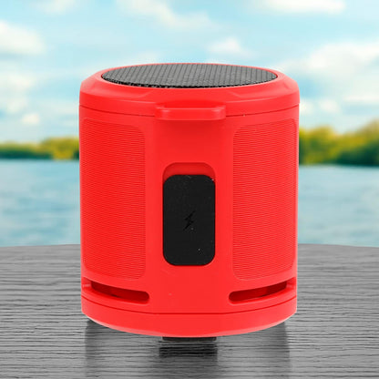 Altec Lansing HydraMicro - Waterdigte Bluetooth-luidspreker, Liggewig en Draagbare Luidspreker vir Reis en Buiteluggebruik, Rooi