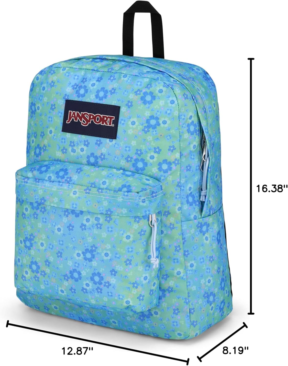 JanSport SuperBreak One Backpacks - Durable, Lightweight Bookbag with 1 Main Compartment, Front Utility Pocket with Built-in Organizer - Premium Backpack, Baby Blossom Blue