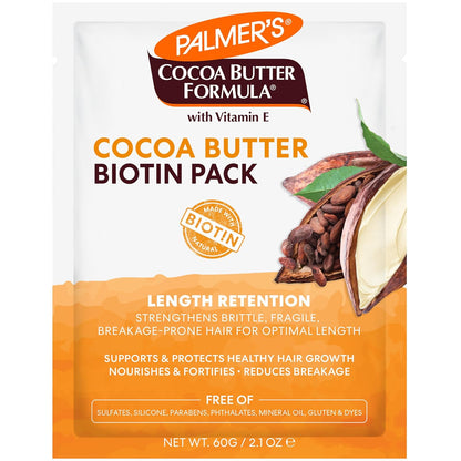 Palmer's Cocoa Butter & Biotin Length Retention Biotin Pack  (2.1 0z) - Pack of 5