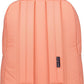 JanSport SuperBreak One Backpack - Durable, Lightweight Bookbag with 1 Main Compartment, Front Utility Pocket with Built-in Organizer - Premium Backpack, Peach Bum