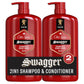 Old Spice Men's 2-in-1 Shampoo and Conditioner - Swagger Cedarwood Lime Scent (Twin Pack)