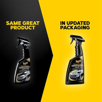 Meguiar's Gold Class Carnauba Quik Wax, Spesiale Mengsel vir Rykheid en Glans (473 ml)