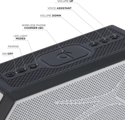 Altec Lansing - Draagbare Bluetooth-luidspreker HYDRABLAST 2.0, Waterdig IP67, 20W Uitsetkrag, Magnetiese Bluetooth-luidspreker (Raiders)