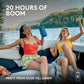 Ultimate Ears EVERBOOM Wireless Bluetooth Portable Speaker, Big Bass and Immersive 360-Degree Sound, Floatable Waterproof Speaker IP67, up to 20-Hour Battery and 180 ft (55 m) Range - Colbat Blue