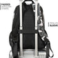 26L Backpack for School, College, and Travel: Water Resistant Bookbag with 8 Compartments - Camo Black