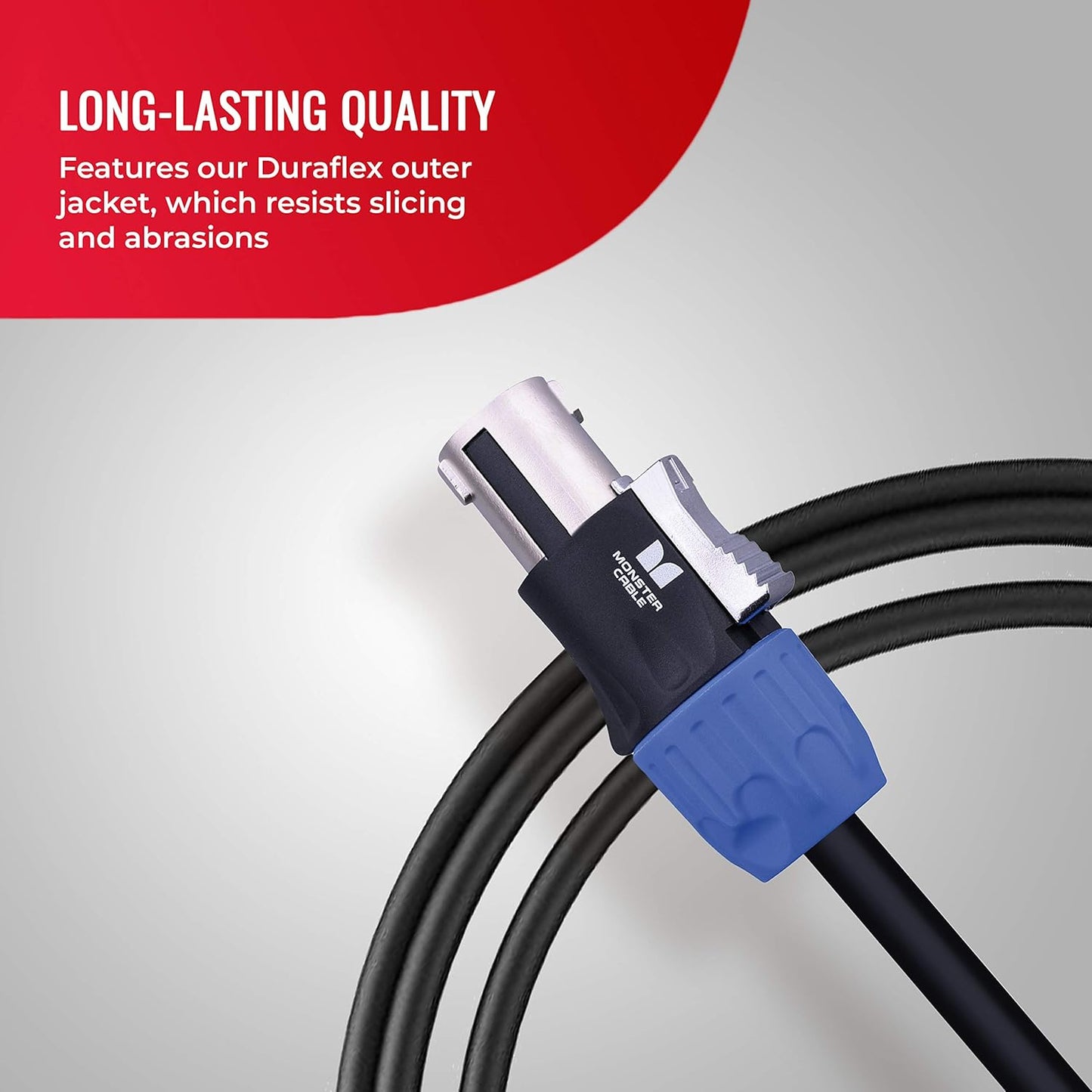 Monster Prolink Performer 600 Speaker Cable with Speak,On Connectors, 10ft, Speak,On Plugs