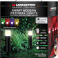 Monster Smart RGB+IC+WW Pathway LED Lights, 4 Individually Controlled Dimmable LEDs, Sound Reactive, IP44 Water & Weather Resistant, Compatible with Alexa, Siri, Google Home, Monster App, Razer Chroma