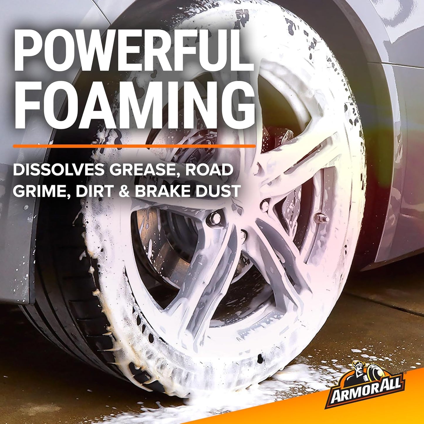 Armor All Extreme Wheel and Tire Cleaner, Spuit vir Skoonmaak van Motorwiele (709 ml)