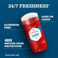Old Spice Aluminum Free Deodorant For Men, High Endurance, 24/7 Sweat Defense & Odor Protection - Refresh Scent (Pack of 3)