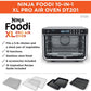 Ninja Air Fryer and Toaster Oven, Foodi Series, XL Pro Air Oven Kitchen Countertop Convection, 10-in-1 Functions - 1800 Watts Stainless Steel (DT201)