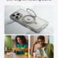 Anker Ultra Magnetic for iPhone Case with Sturdy 360° Ring Stand - with MagSafe (for iPhone 16 Pro Max, Clear Titanium)