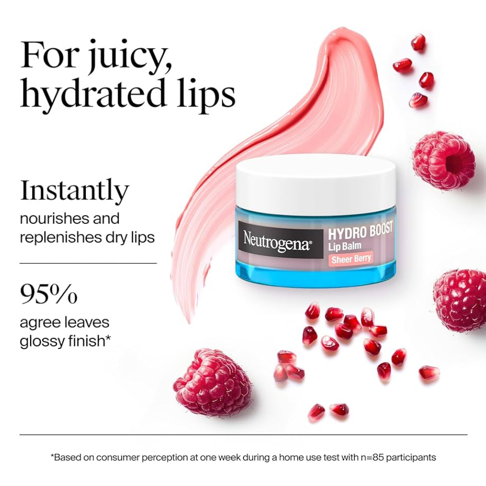Neutrogena Hydro Boost Hialuroonsuur Lipbalsem Deursigtige Pienk Getinte Kleur - Soet Deursigtige Bessie,