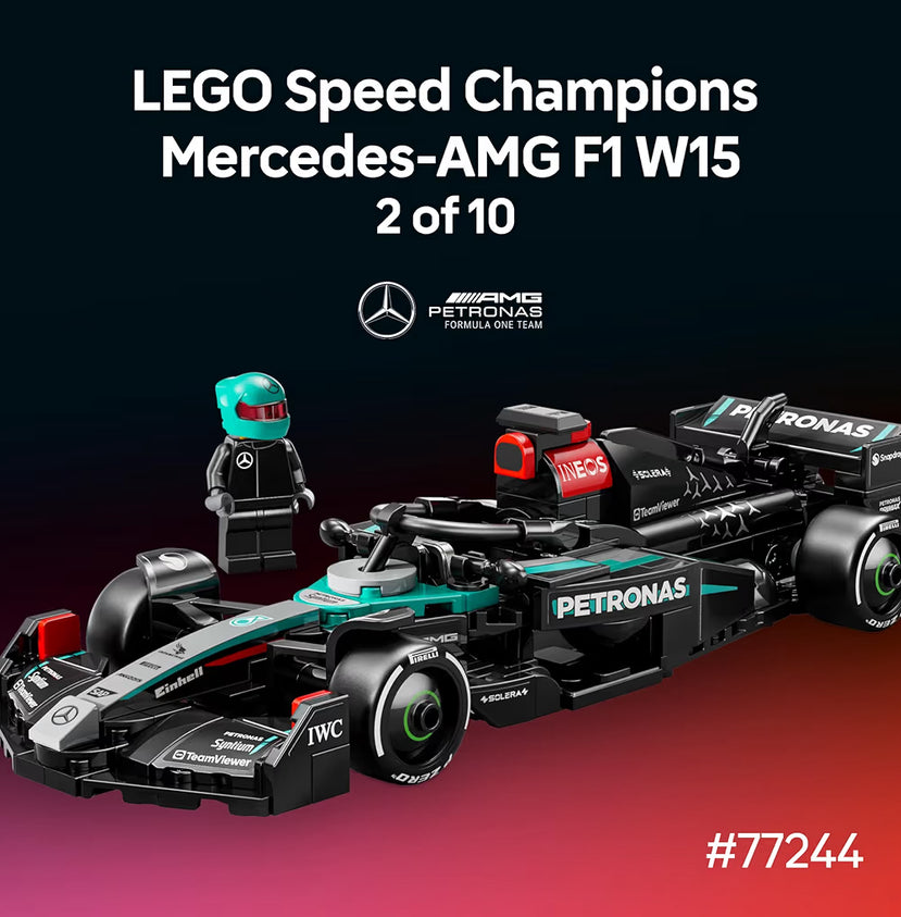 LEGO Speed Collectible Ultimate Formule 1 Versamelaars-pak - Bevat 10 Stelle met Eksklusiewe Plakkaat