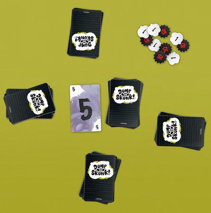 Dump The Skunk! Game | Family Card Game Ages 7 and Up - 2-6 Players Easy to Learn Games for Kids, Teens, and Adults