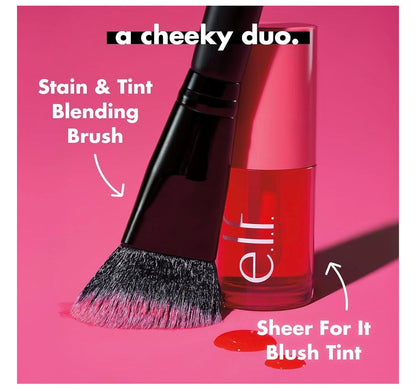 e.l.f. Sheer For It Bloesem Skynsel, Veeldoelige, Langdurige Lip- en Wanggrimering, Skep 'n Natuurlike Bloos Afwerking, Veganisties en Wreedheidsvry - (Cherry Cola)