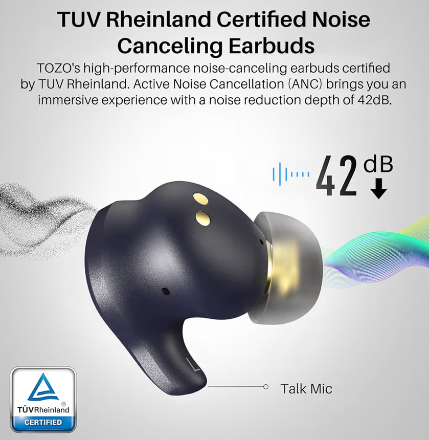 Golden X1 Wireless Earbuds Balanced Armature Driver and Hybrid Dynamic OrigX Pro, LDAC & Hi-Res Audio Wireless, Noise Cancellation - Galaxy Black/Blue