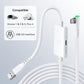 INIU 16ft Premium VR Link Cable with Charging, USB 3.0 Compatible with Meta Quest 3s, Oculus Quest 3/2/Pro, Pico 4, PC VR & Steam VR - Perfect White VR Accessory, Ideal Gift Choice
