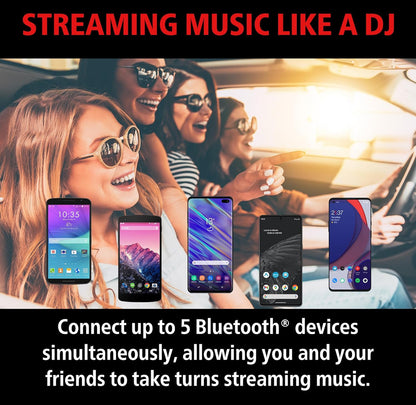 JVC KD-X38MBS Motor- en Maritieme Digitale Media-Ontvanger met Bluetooth, USB, SiriusXM Gereed, Versoenbaar met Amazon Alexa, Konformeel Bedekte PCB